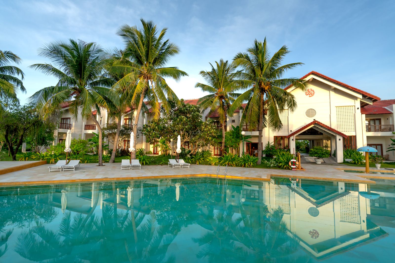Poolside Cabana Room view and seating