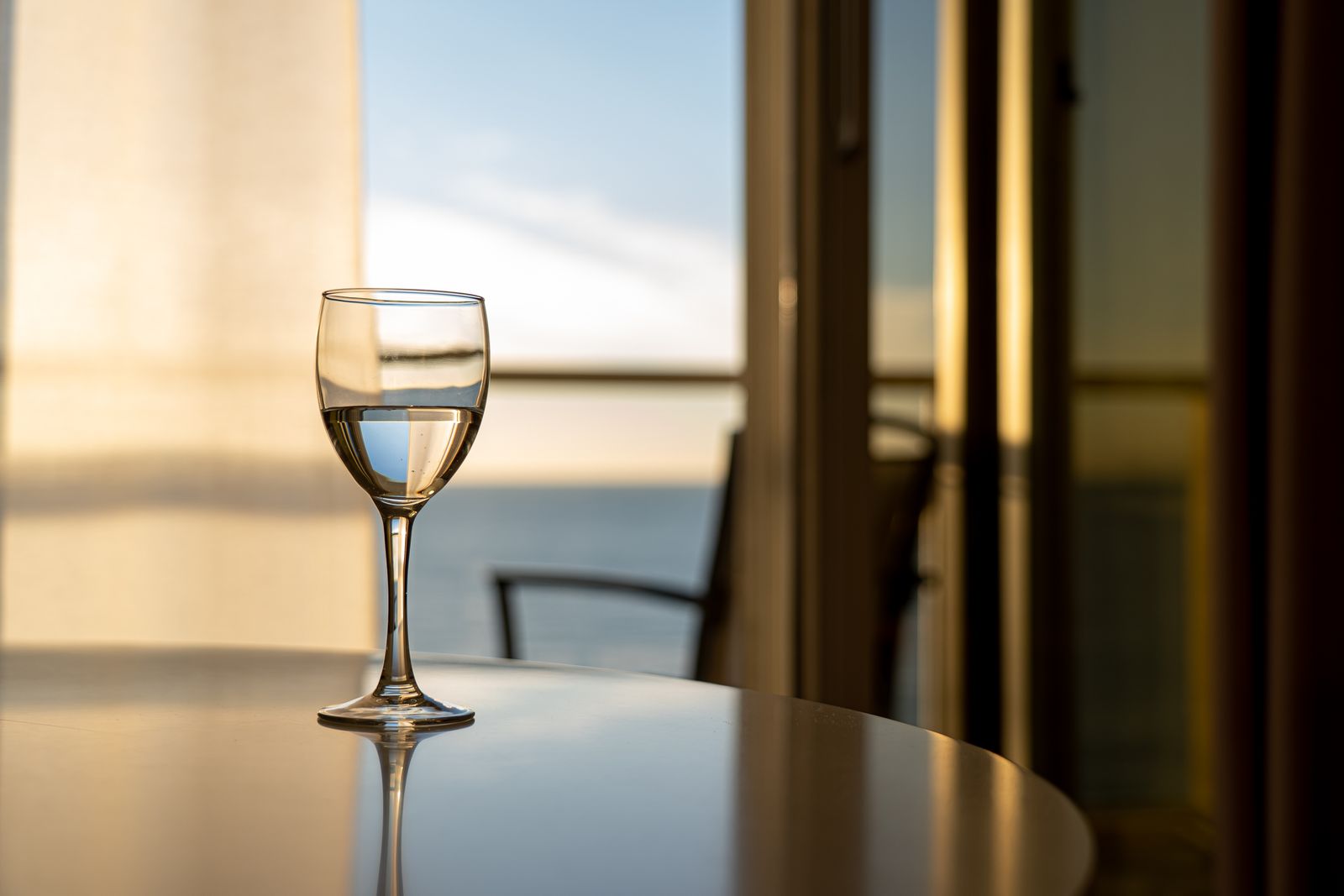 Oceanfront Junior Suite view and seating